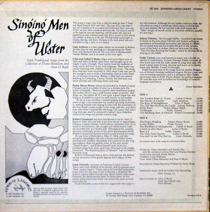 Various : Singing Men Of Ulster (LP, Album)