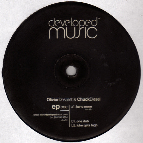 Olivier Desmet & Chuck Diesel : EP One (12", EP)