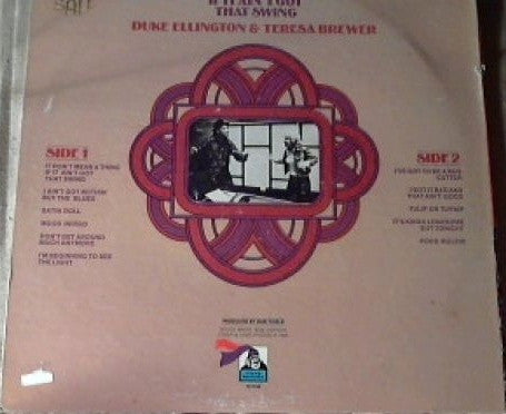 Duke Ellington & Teresa Brewer : It Don't Mean A Thing If It Ain't Got That Swing (LP, Album, Ind)