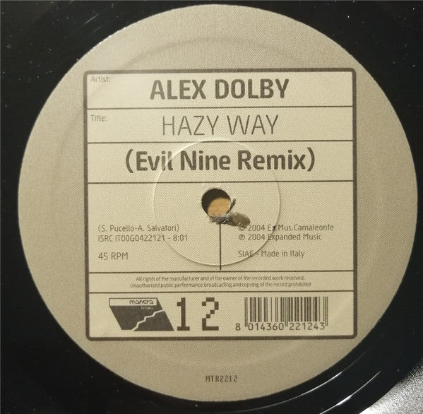 Alex Dolby / Madox : The Remixes Vol. 1 (12")