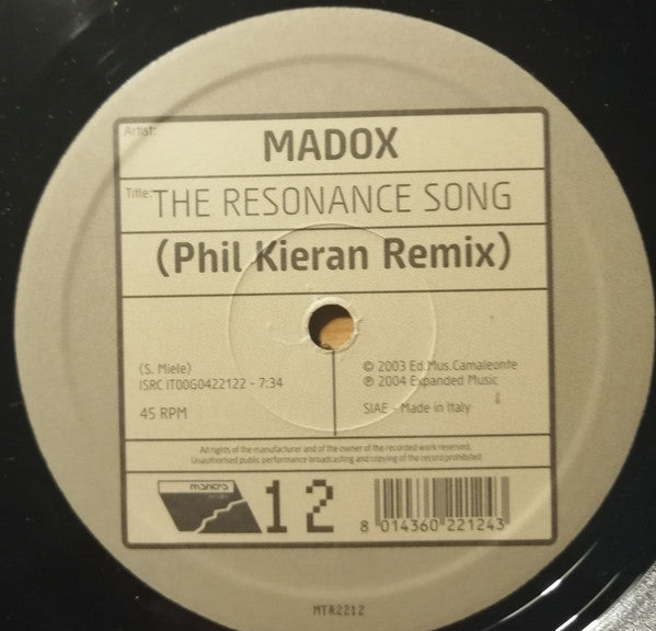 Alex Dolby / Madox : The Remixes Vol. 1 (12")