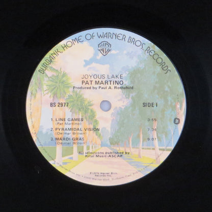 Pat Martino : Joyous Lake (LP, Album, Jac)