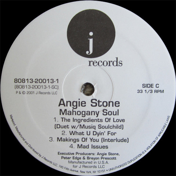 Angie Stone : Mahogany Soul (2xLP, Album)