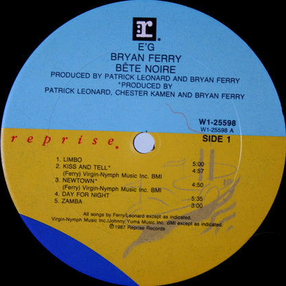 Bryan Ferry : Bête Noire (LP, Album, Club)