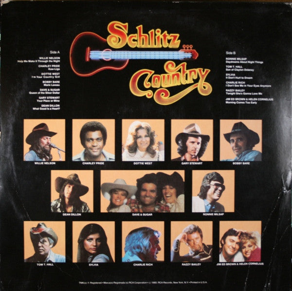 Various : Schlitz Country (LP, Comp)