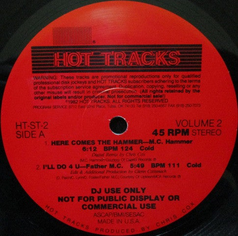 Various : Street Tracks Volume 2 (12", Comp, Promo)