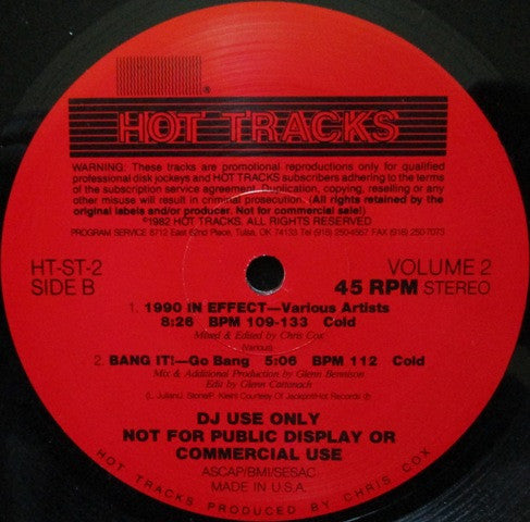 Various : Street Tracks Volume 2 (12", Comp, Promo)