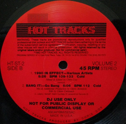 Various : Street Tracks Volume 2 (12", Comp, Promo)