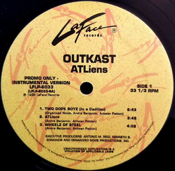OutKast : ATLiens (Instrumental Version) (2xLP, Album, Promo)