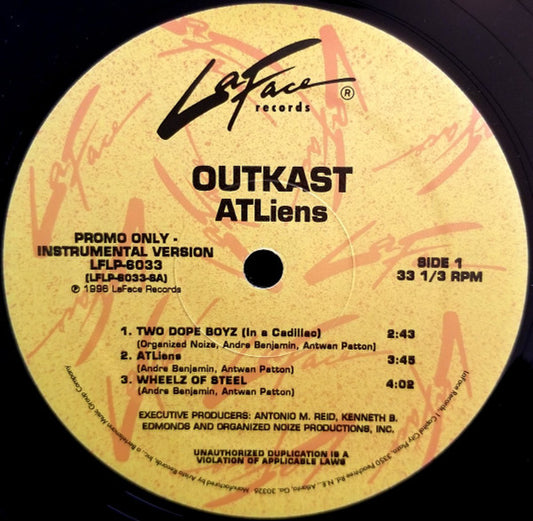 OutKast : ATLiens (Instrumental Version) (2xLP, Album, Promo)