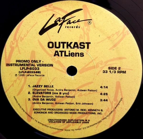 OutKast : ATLiens (Instrumental Version) (2xLP, Album, Promo)