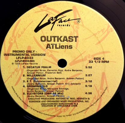 OutKast : ATLiens (Instrumental Version) (2xLP, Album, Promo)