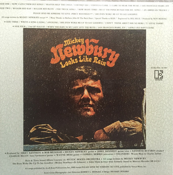 Mickey Newbury : Live At Montezuma Hall / Looks Like Rain (2xLP, Album, Promo, Gat)