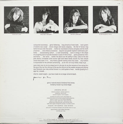 Patti Smith : Horses (LP, Album, Pet)