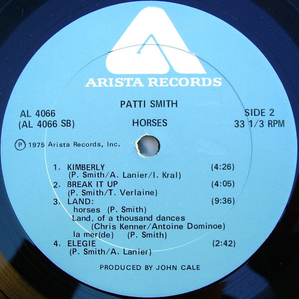 Patti Smith : Horses (LP, Album, Pet)