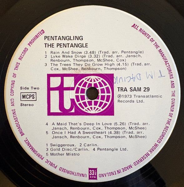 Pentangle : Pentangling (LP, Comp)