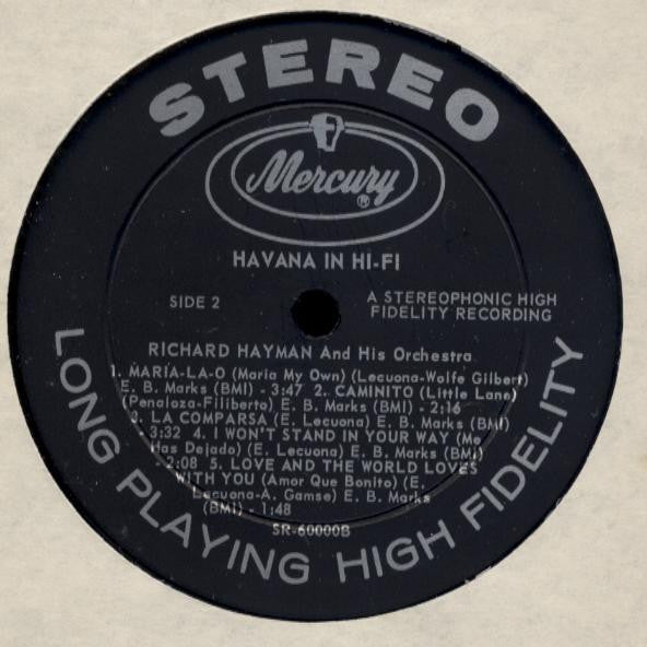 Richard Hayman And His Orchestra : Havana In Hi-Fi (LP, Album)