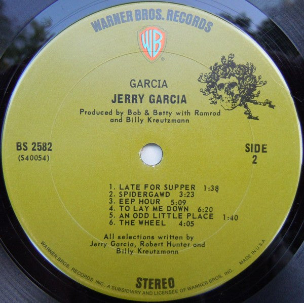 Jerry Garcia : Garcia (LP, Album)