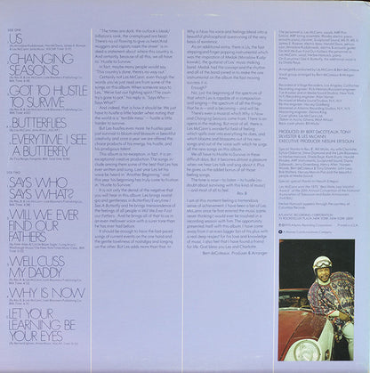 Les McCann : Hustle To Survive (LP, Album, PR )