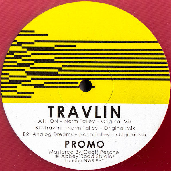 Norm Talley : Travlin (12", Promo, Red)