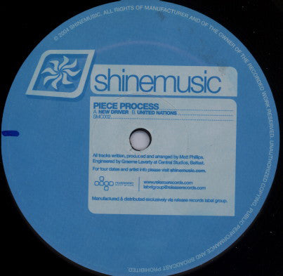 Piece Process : New Driver / United Nations (12")