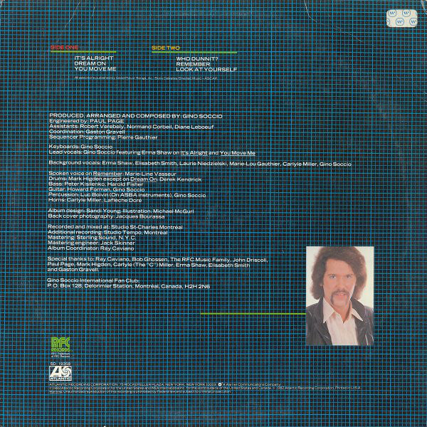 Gino Soccio : Face To Face (LP, Album)