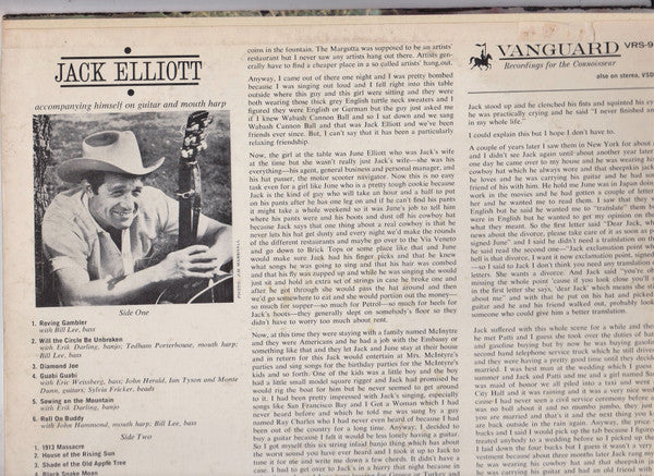 Ramblin' Jack Elliott : Jack Elliott (LP, Album, Mono, San)