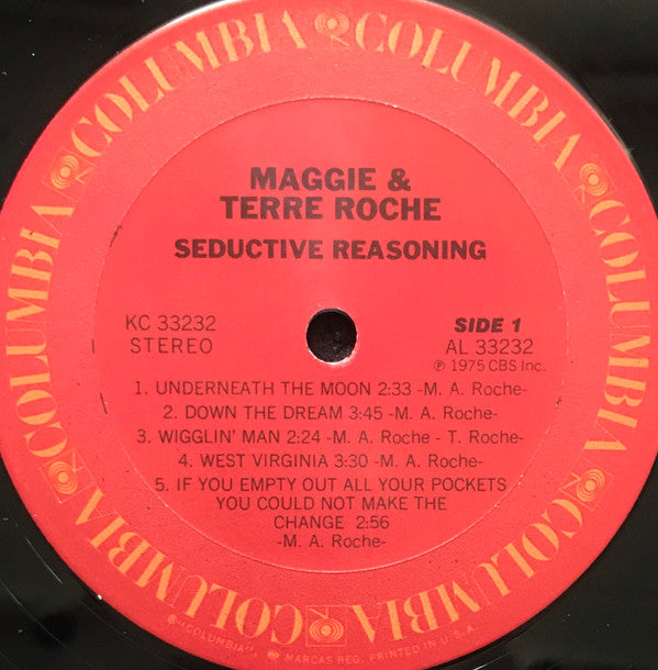 Maggie Roche & Terre Roche : Seductive Reasoning (LP, Album, RE)