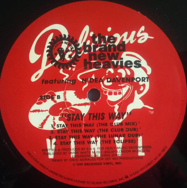 The Brand New Heavies Featuring N'Dea Davenport : Stay This Way (12")