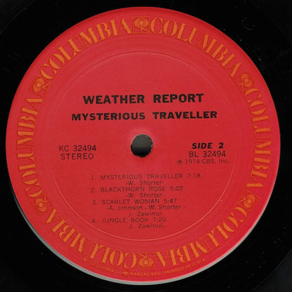 Weather Report : Mysterious Traveller (LP, Album, San)