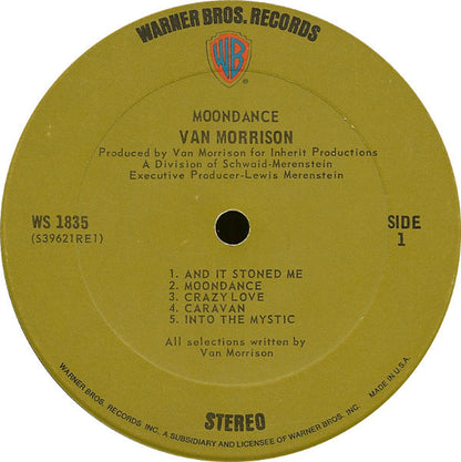 Van Morrison : Moondance (LP, Album, RP, Ter)