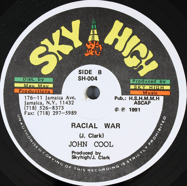 John Cool : Jail House Rock / Racial War (12")