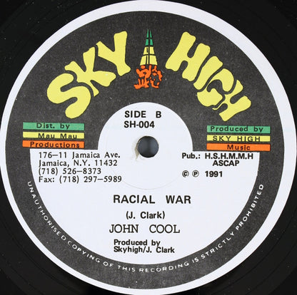 John Cool : Jail House Rock / Racial War (12")