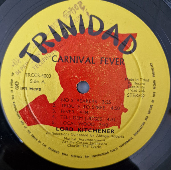Lord Kitchener : Carnival Fever (LP, Album)