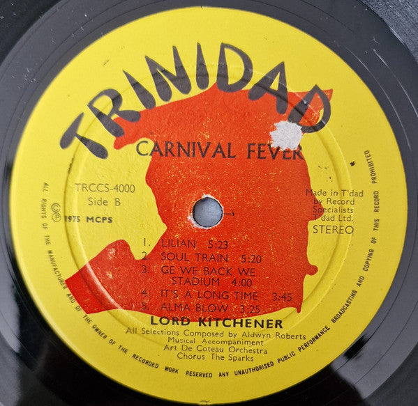 Lord Kitchener : Carnival Fever (LP, Album)