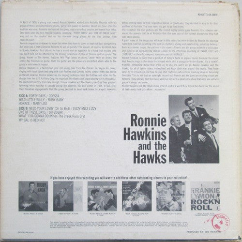 Ronnie Hawkins : Ronnie Hawkins (LP, Album, Abb)
