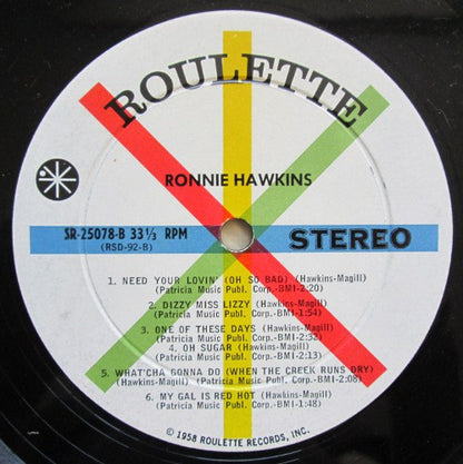Ronnie Hawkins : Ronnie Hawkins (LP, Album, Abb)