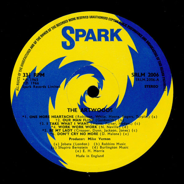 The Artwoods : The Artwoods (LP, Comp, Mono)