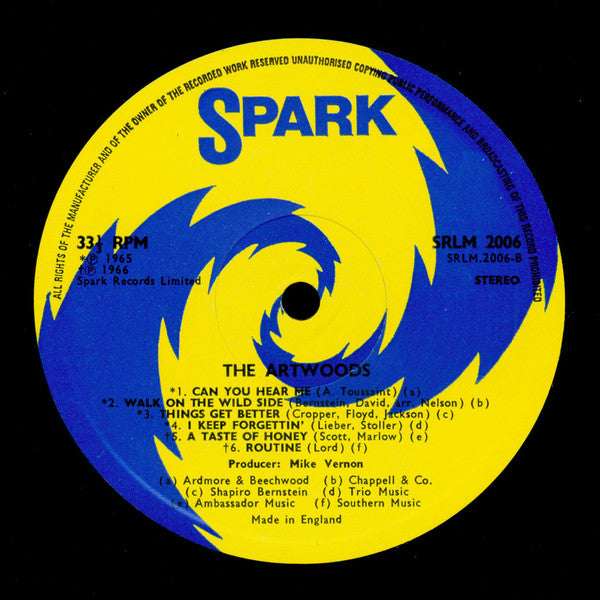 The Artwoods : The Artwoods (LP, Comp, Mono)