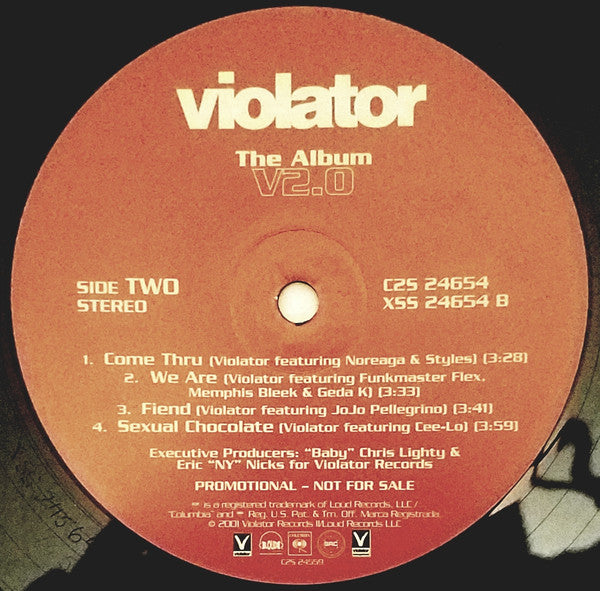 Various : Violator The Album V2.0 (2xLP, Promo, Cle)