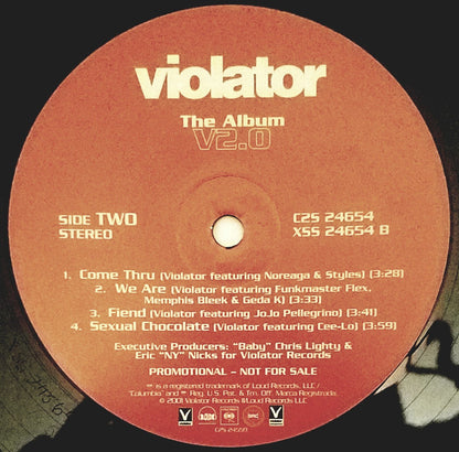 Various : Violator The Album V2.0 (2xLP, Promo, Cle)