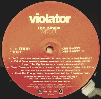 Various : Violator The Album V2.0 (2xLP, Promo, Cle)