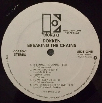 Dokken : Breaking The Chains (LP, Album, Promo, SP )