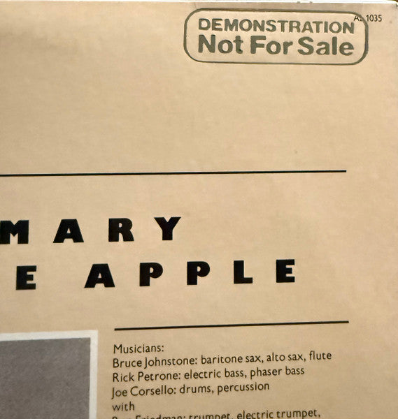 New York Mary : A Piece Of The Apple (LP, Album, Promo, TP)