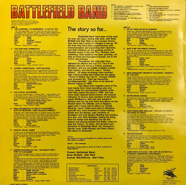 Battlefield Band : The Story So Far... (LP, Comp)