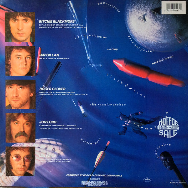 Deep Purple : The House Of Blue Light (LP, Album, Promo)