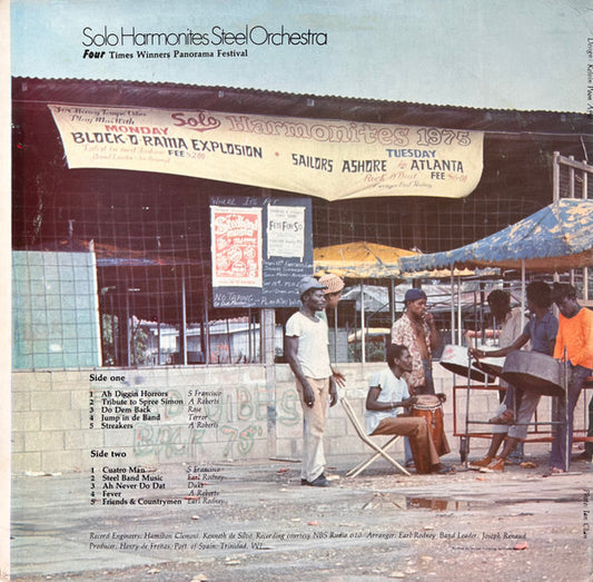 Solo Harmonites Steel Orchestra : How You Sweet So! (LP, Album, Ora)