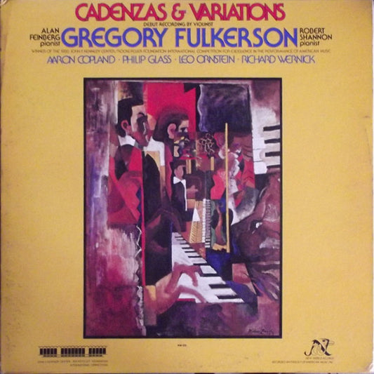 Gregory Fulkerson : Cadenzas & Variations (LP, Album)