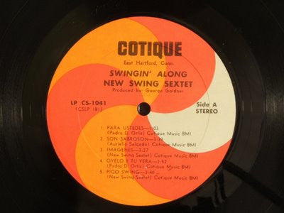 The New Swing Sextet : Swingin' Along (LP, Album)