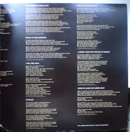 Linda Hargrove : Music Is Your Mistress (LP, Album, Pit)